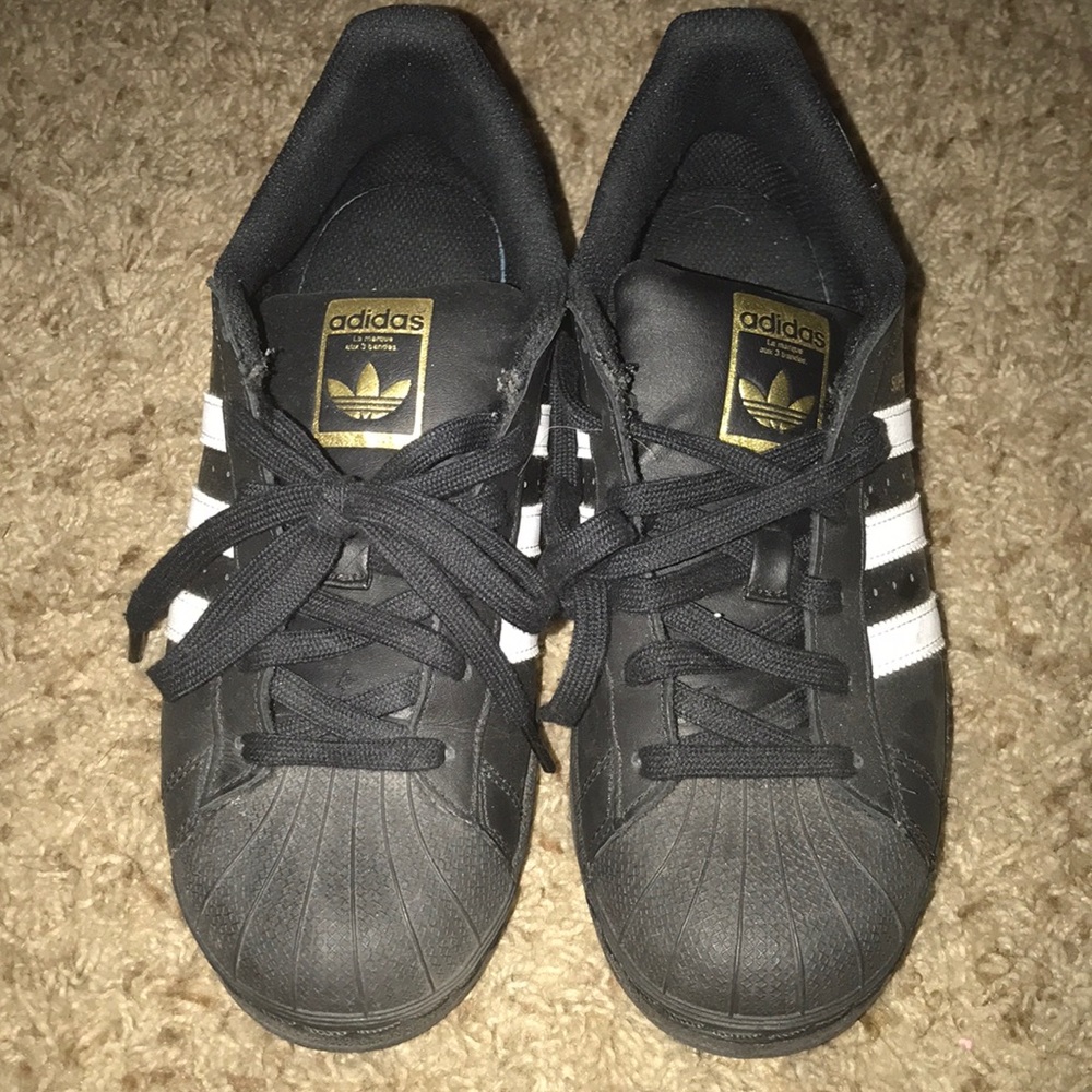 Black, with white stripes adidas originals